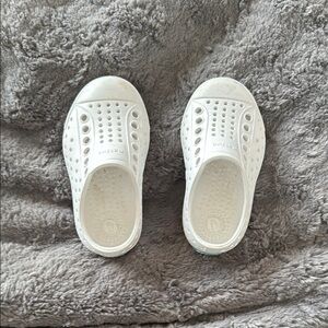 Native Shoes White Slip-On Clogs